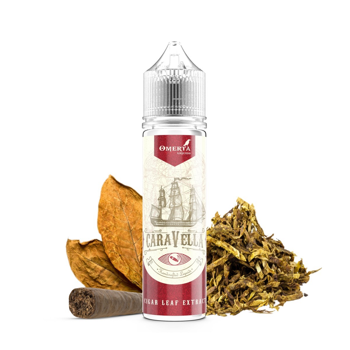 Omerta Flavor Shot Caravella Cigar Leaf Extract 20ml/60ml