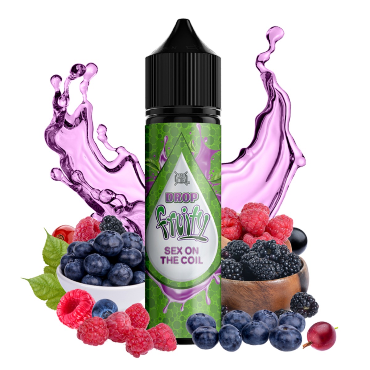 Mad Juice Drop And Fruit Flavour Shot Sex On The Coil 60ml