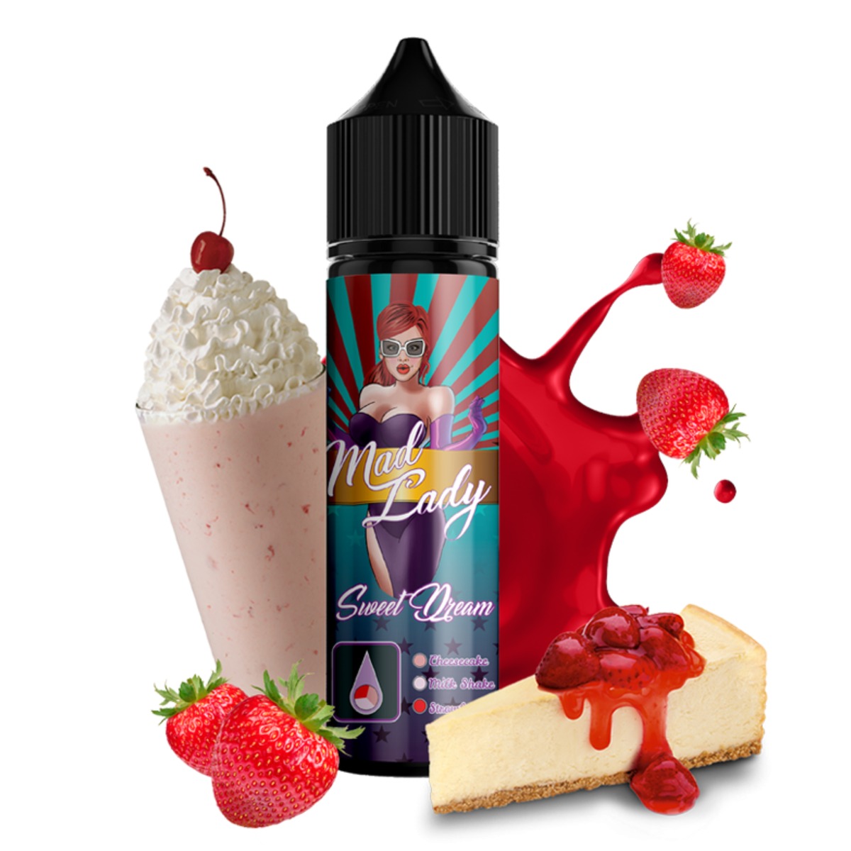 Mad Juice Mad Lady Flavour Shot Sweet Dream 60ml