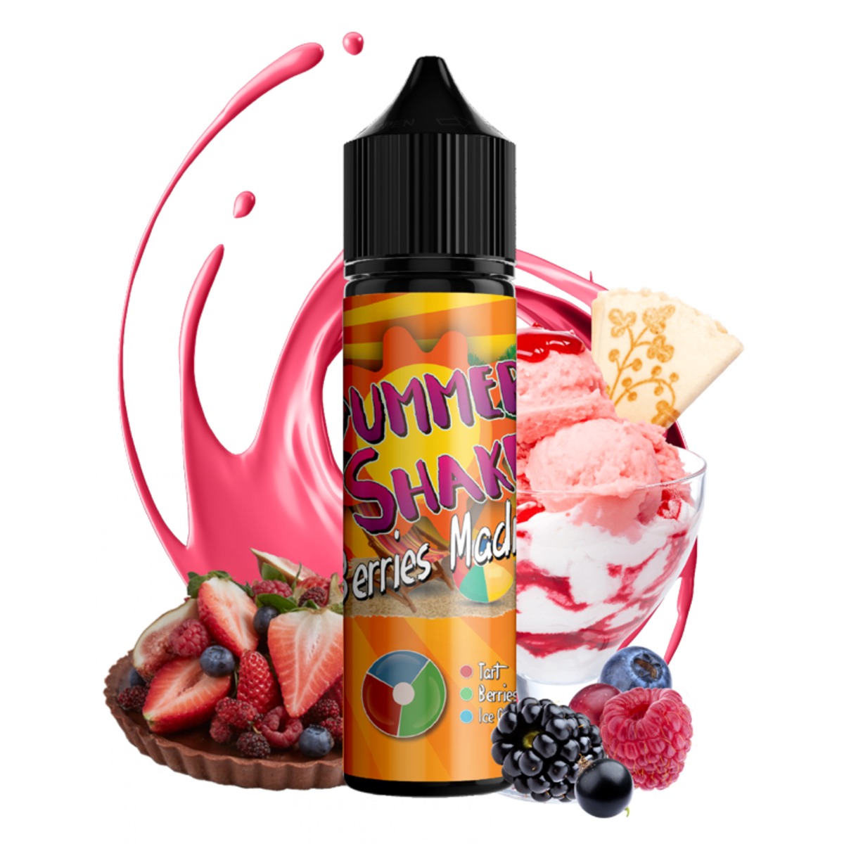 Mad Juice Summer Shake Flavour Shot Berries Madness 60ml