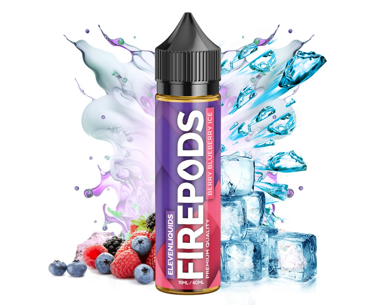 Eleven Firepods Flavor Shot Berries Blueberries Ice 60ml