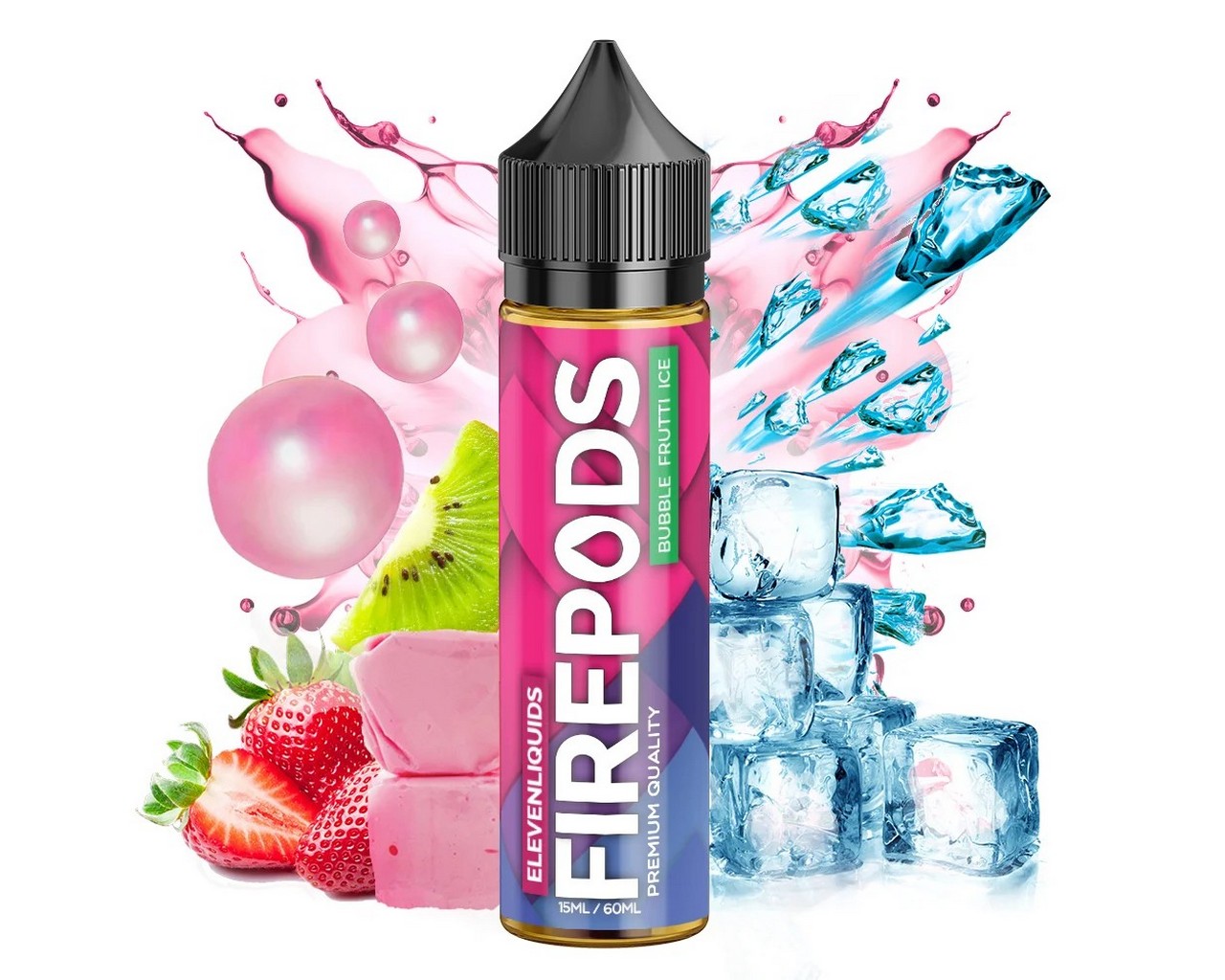Eleven Firepods Flavor Shot Bubble Fruity Ice 60ml