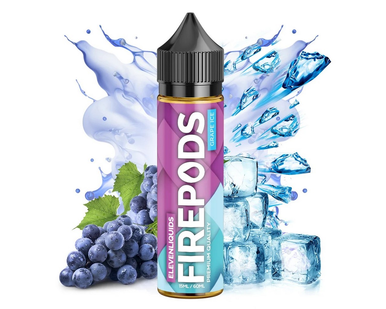 Eleven Firepods Flavor Shot Grape Ice 60ml