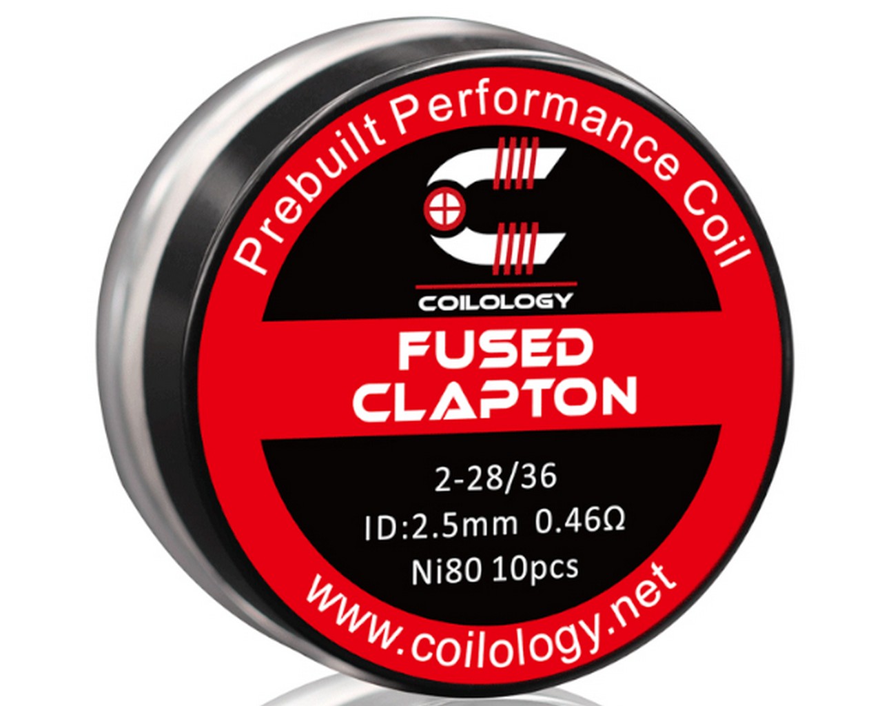 Coilology Fused Clapton Prebuilt Coil NI80 0.46ohm