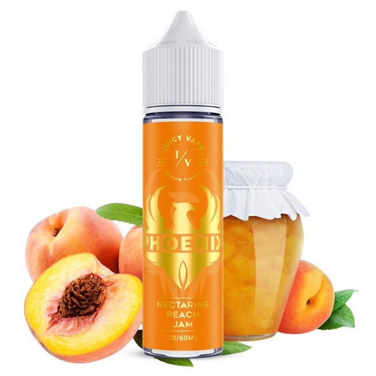 Juicy Vape Phoenix Flavor Shot Nectarine Peach Jam 20ml/60ml