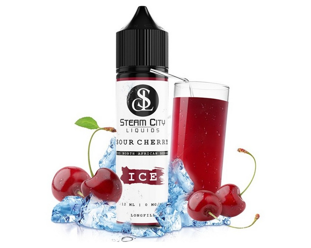 Steam City Flavour Shot Sour Cherry 12ml/ 60ml
