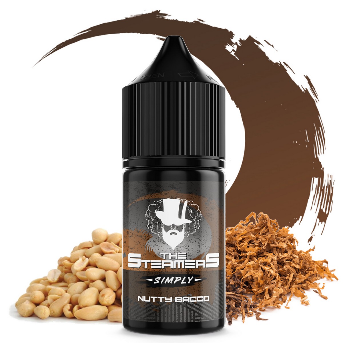 the SteamerS Simply Flavorshot Nutty Bacco 6ml/30ml