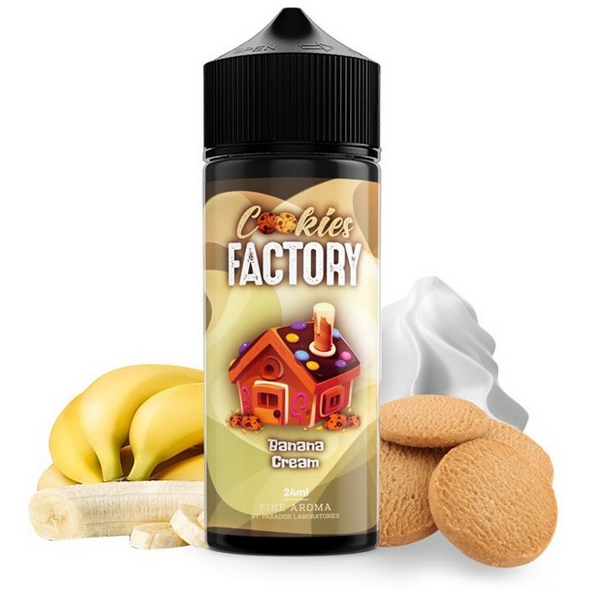 Cookies Factory Flavour Shot Banana Cream 24ml/120ml