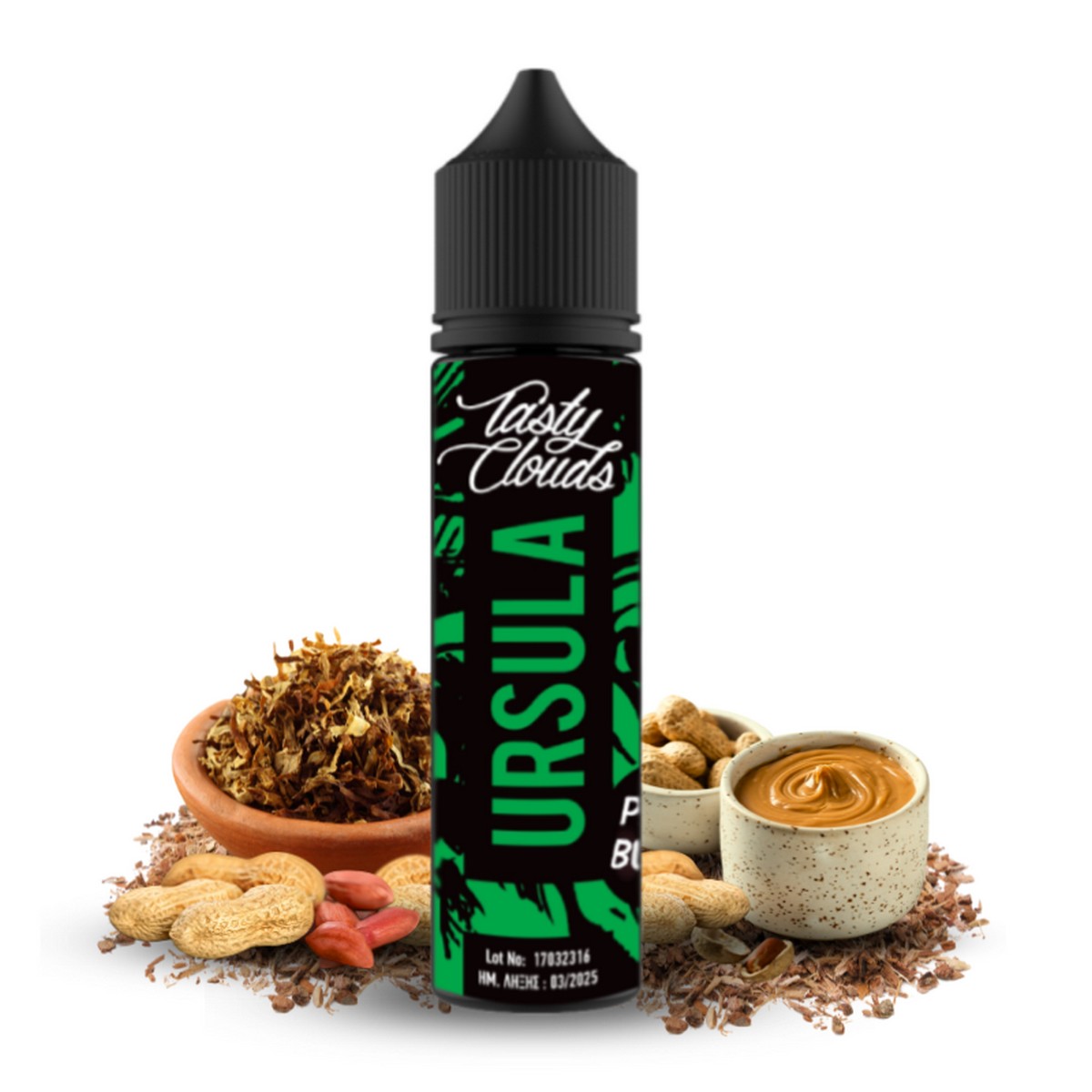 Tasty Clouds Flavorshot Ursula Peanut Butter 12/60ml