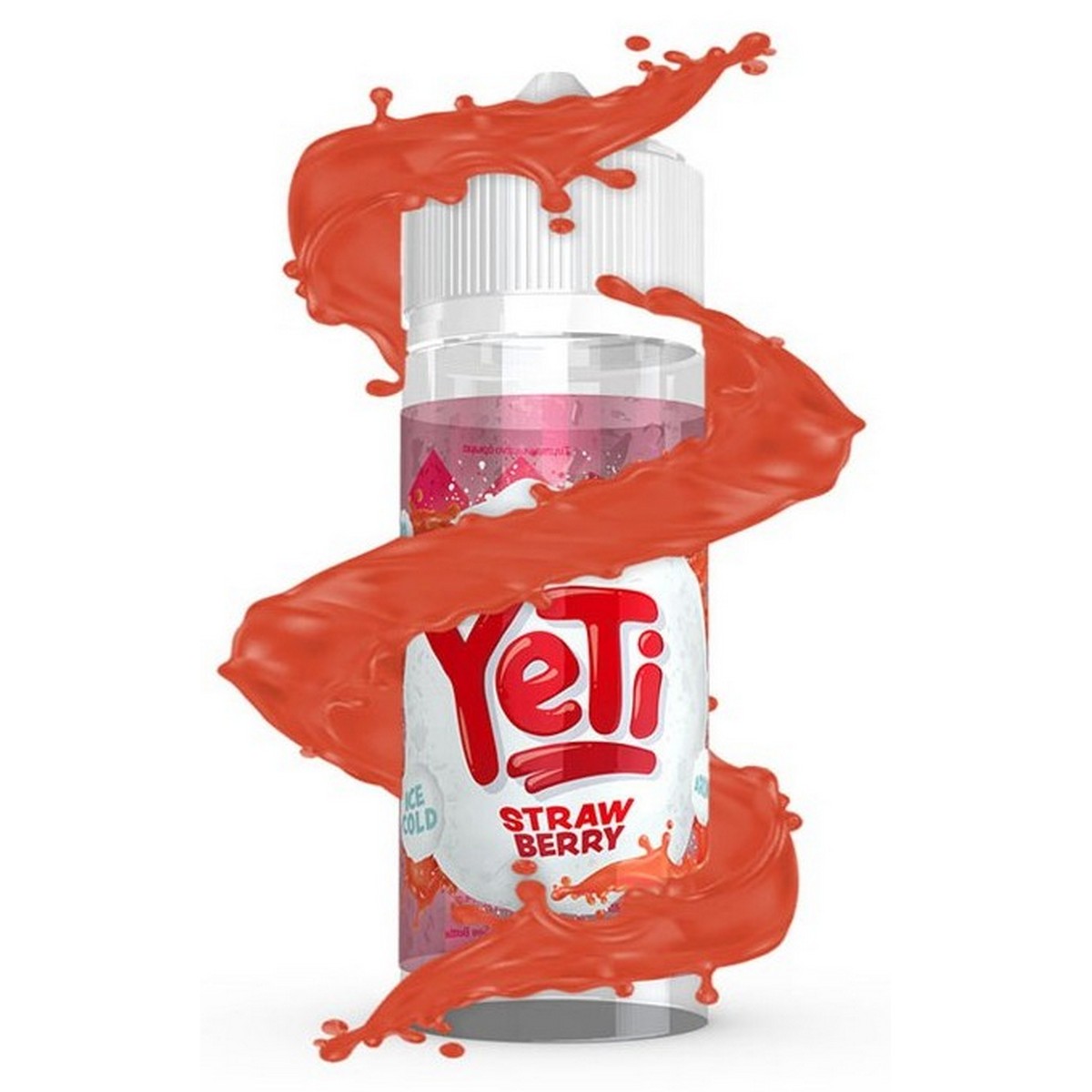 Yeti Iced Flavour Shot Strawberry 30ml/120ml
