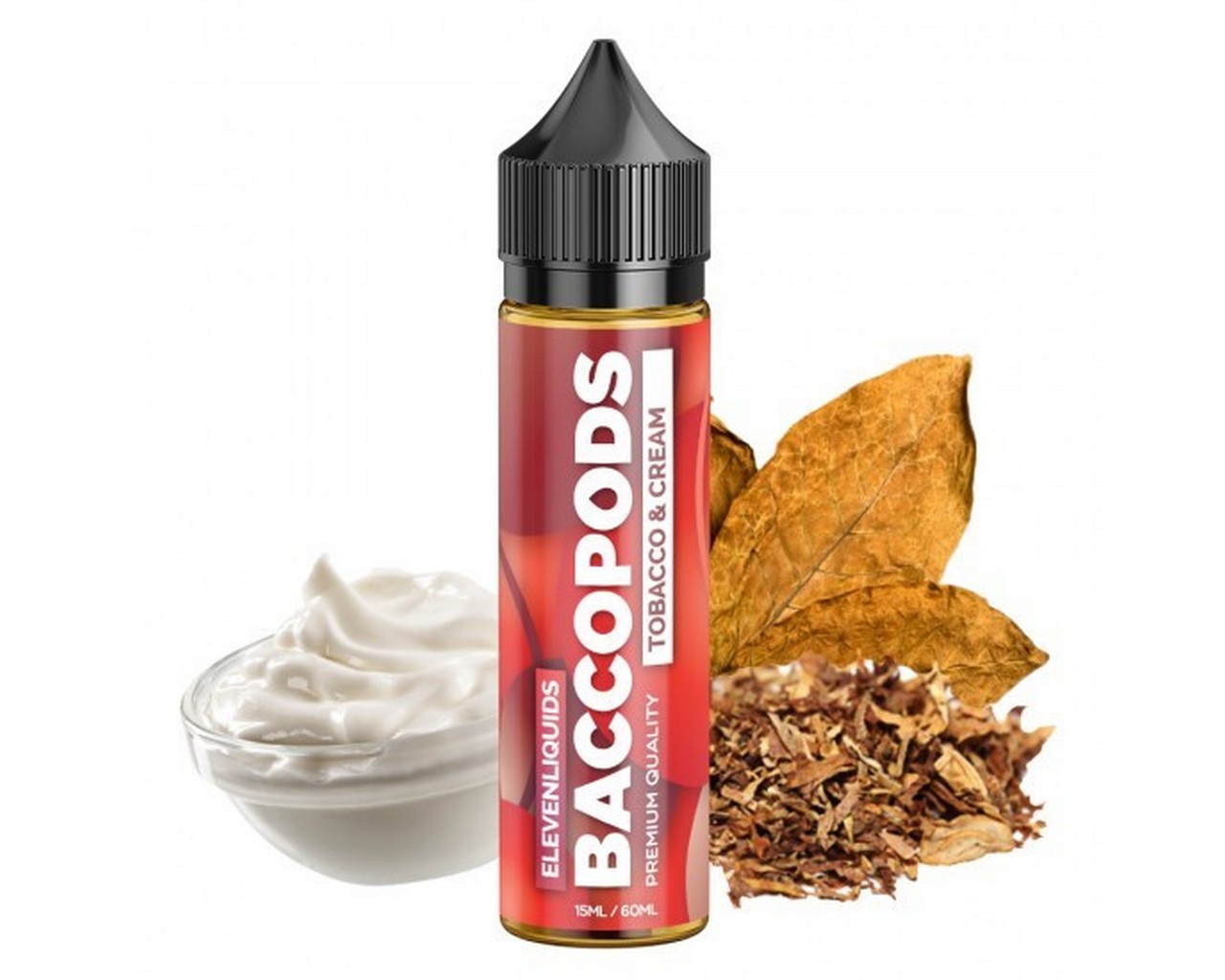 Eleven Baccopods Flavor Shot Tobacco Cream 15ml/60ml