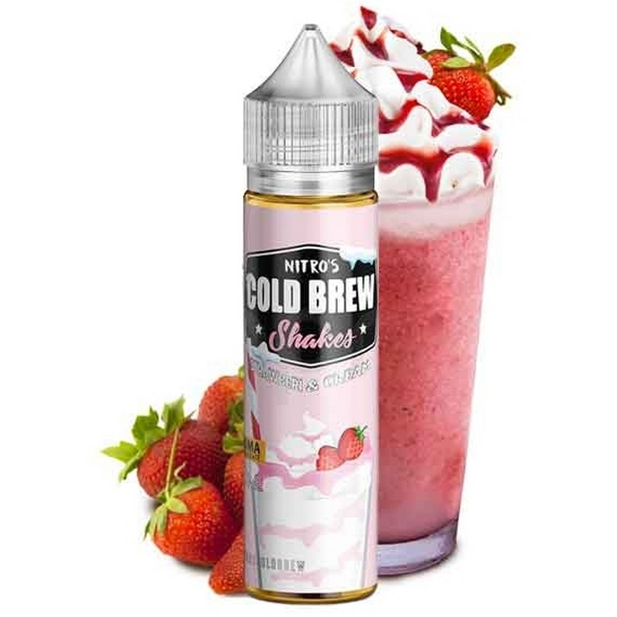 Nitro's Cold Brew Shakes Flavor Shot Strawberry & Cream 20ml/60ml