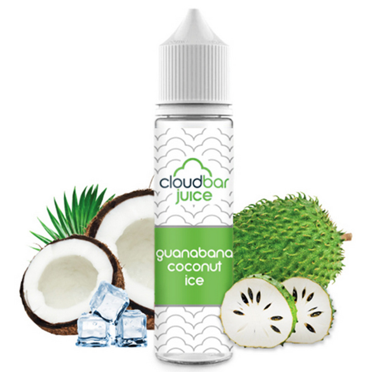 Cloud Bar Juice Flavor Shot Guanabana Coconut Ιce 20ml/60ml