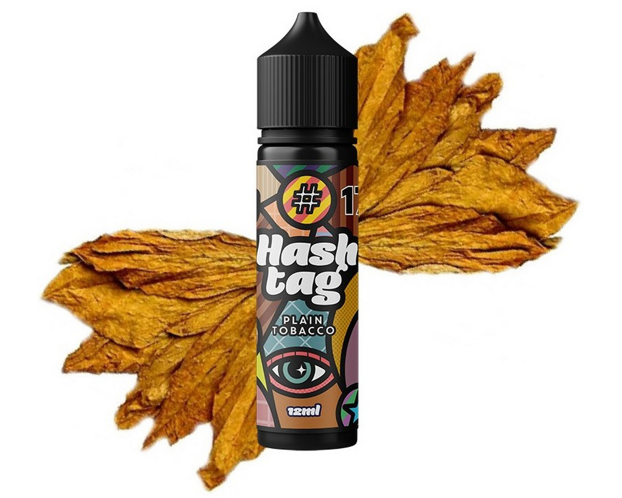Hashtag Flavorshot Plain Tobacco 12/60ml