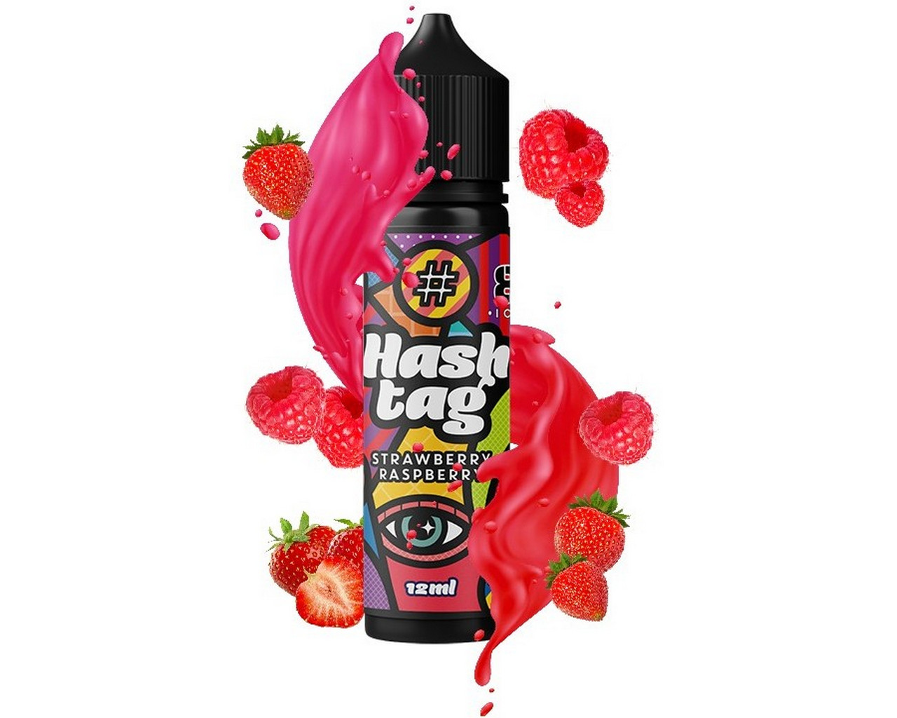 Hashtag Flavorshot Strawberry Raspberry Ice 12/60ml
