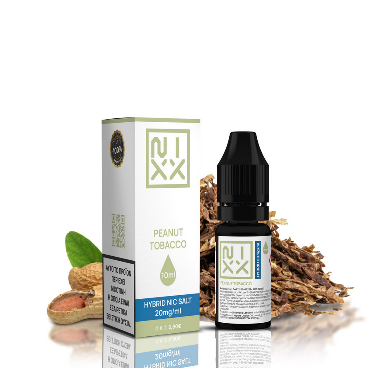 NIXX Peanut Tobacco E-Liquid 10ml