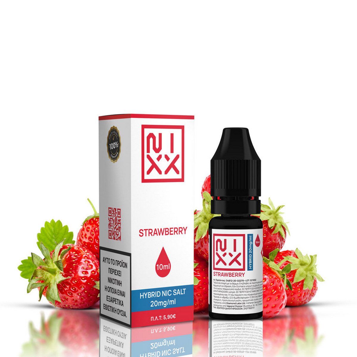 NIXX Strawberry E-Liquid 10ml