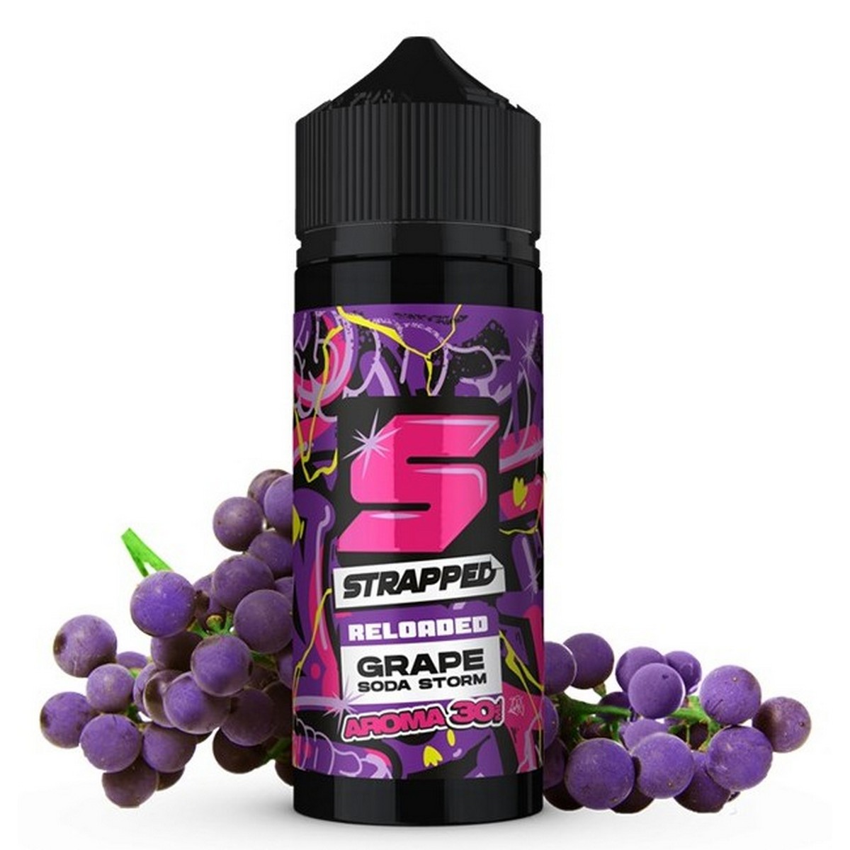 Strapped Reloaded Flavor Shot Grape Soda Storm 30ml/120ml