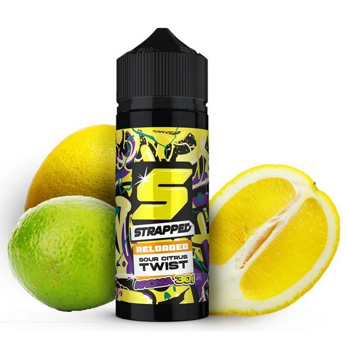 Strapped Reloaded Flavor Shot Sour Citrus Twist 30ml/120ml