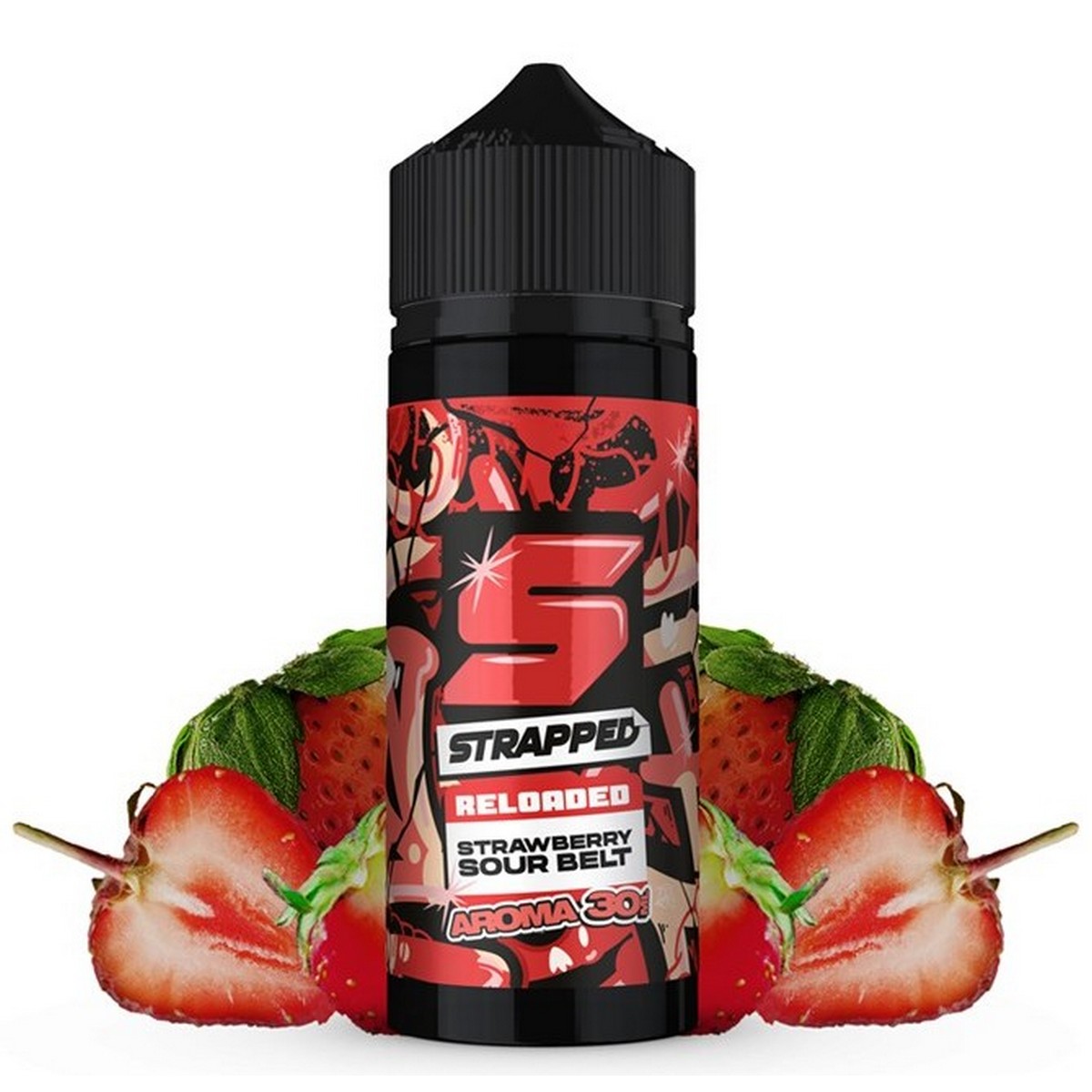 Strapped Reloaded Flavor Shot Strawberry Sour Belt 30ml/120ml